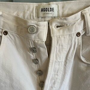 Agolde white jeans size 23